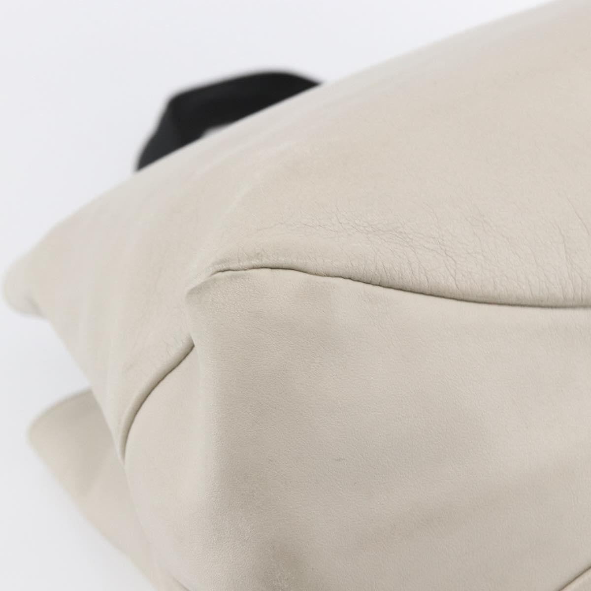 Salvatore Ferragamo Vala Handbag Leather, ECRU, LEATHER, Handbag