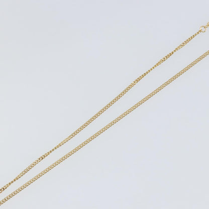 Christian Dior CD Pendant Necklace Metal and Crystals, GOLD, METAL, Necklace