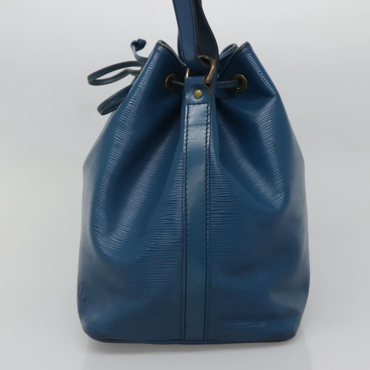 Louis Vuitton Bicolor Petit Noe Handbag Epi Leather, BLUE, LEATHER, Handbag