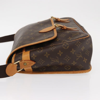 Louis Vuitton Sac Gibeciere Messenger Bag Monogram Canvas, BROWN, CANVAS, Shoulder bag
