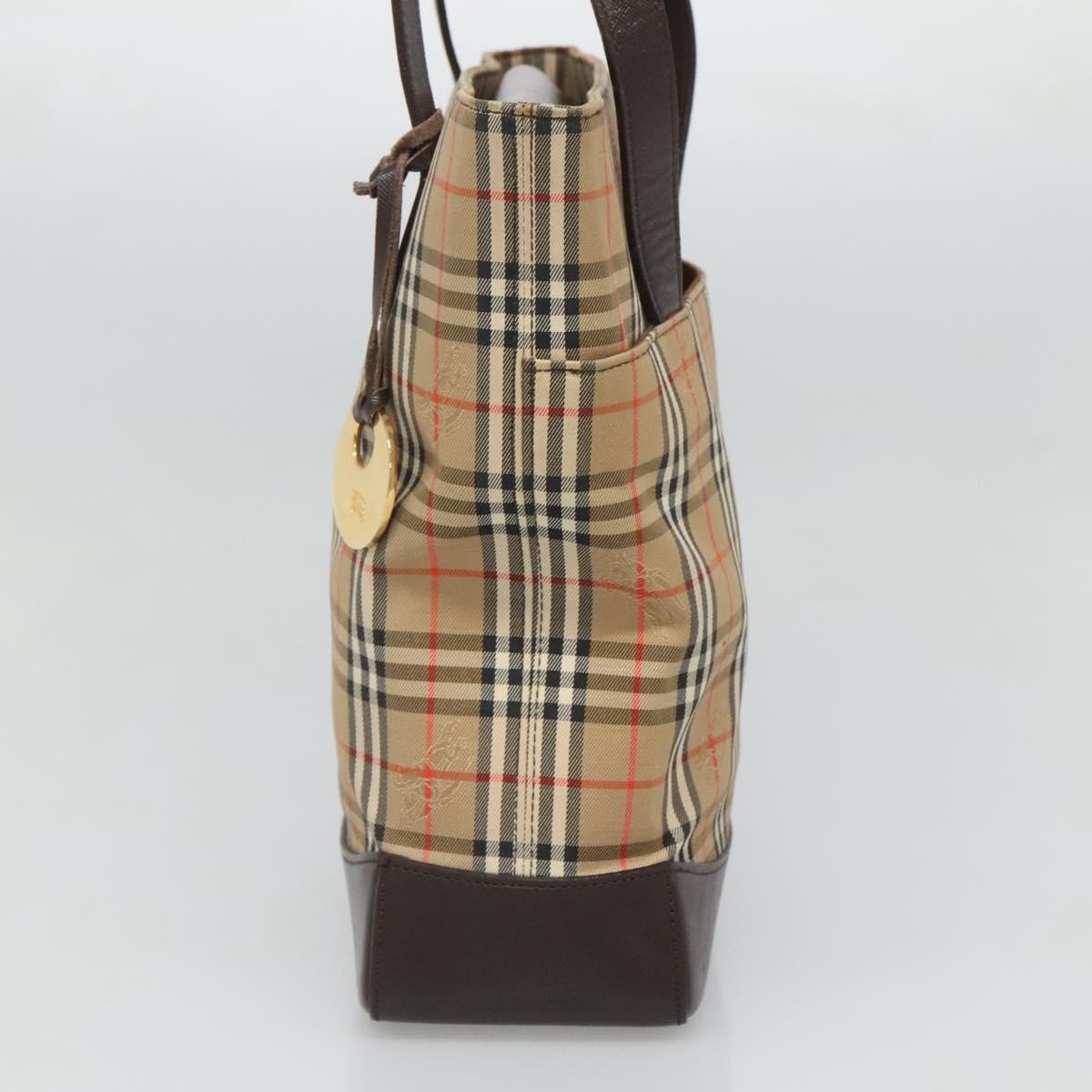 Burberry Nova Check Tote canvas check pattern, BEIGE, CANVAS, Tote bag