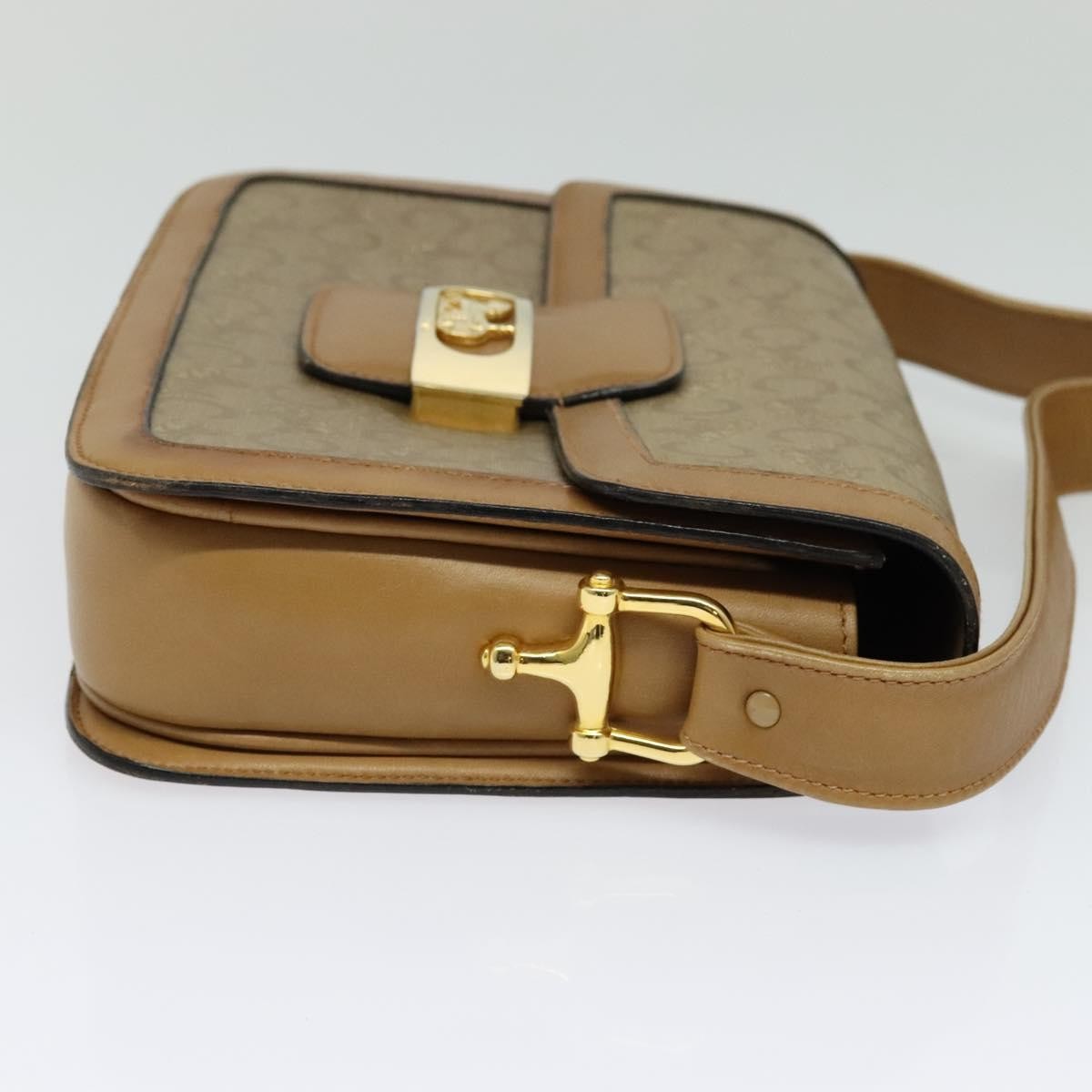 Celine Sulky Shoulder bag Canvas, BEIGE, CANVAS, Shoulder bag