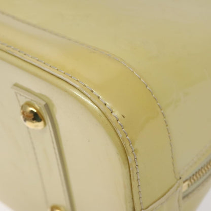 Louis Vuitton Alma Handbag Monogram Vernis, BEIGE, PATENT_LEATHER, Handbag