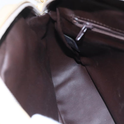 Bally Vintage Shoulder Bag Quilted leather, ECRU, LEATHER, Shoulder bag