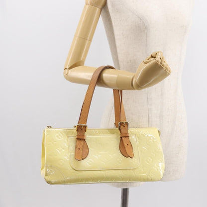 Louis Vuitton Rosewood Avenue Handbag Monogram Vernis, BEIGE, PATENT_LEATHER, Handbag