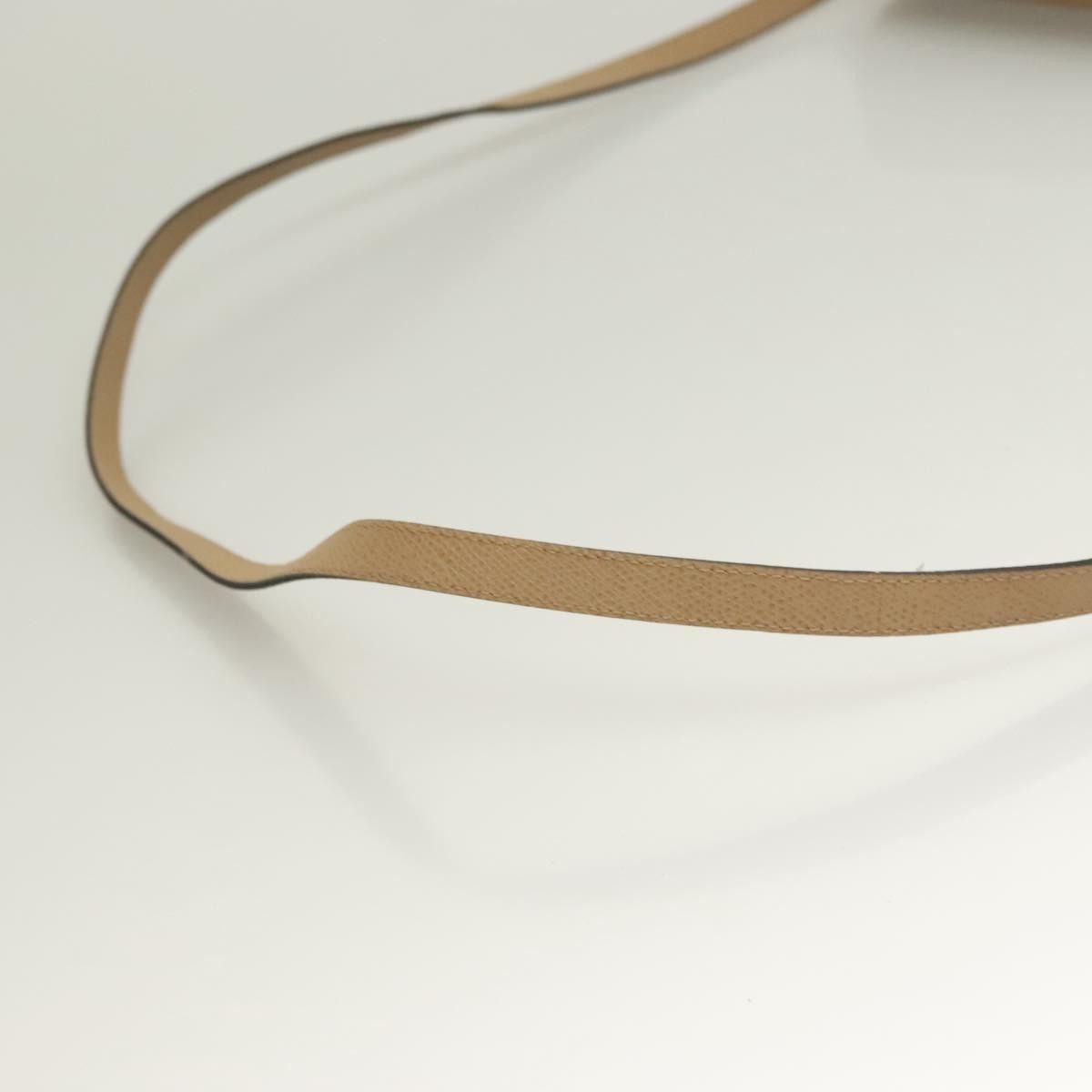 Christian Dior Vintage Honeycomb Shoulder Bag Leather, BEIGE, LEATHER, Shoulder bag