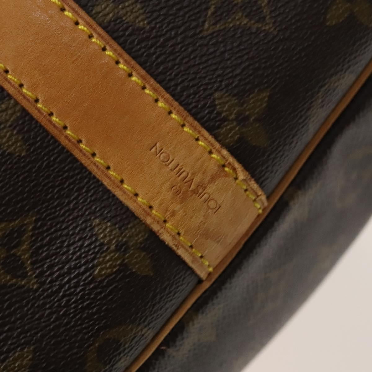 Louis Vuitton Keepall Bandouliere Bag Monogram Canvas, BROWN, CANVAS, Travel bag