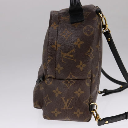 Louis Vuitton Palm Springs Backpack Monogram Canvas, BROWN, CANVAS, Backpack