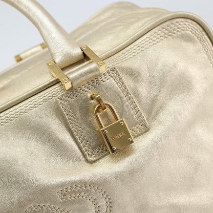 Loewe Amazona Bag Leather, GOLD, LEATHER, Handbag