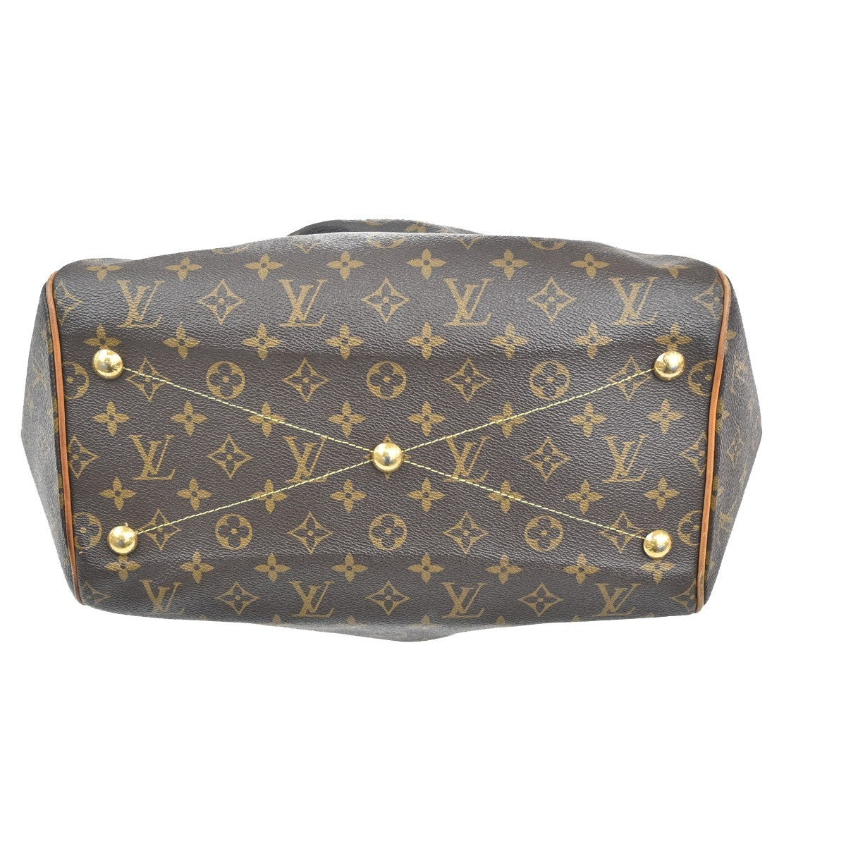 Louis Vuitton Tivoli Handbag Monogram Canvas, BROWN, CANVAS, Shoulder bag