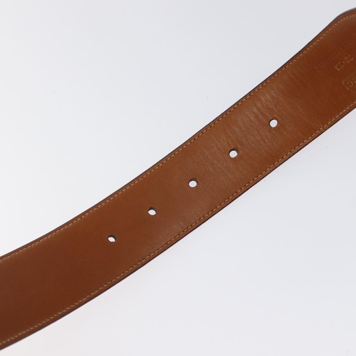 Gucci Buckle Belt Studded Leather, BROWN, LEATHER, Belts