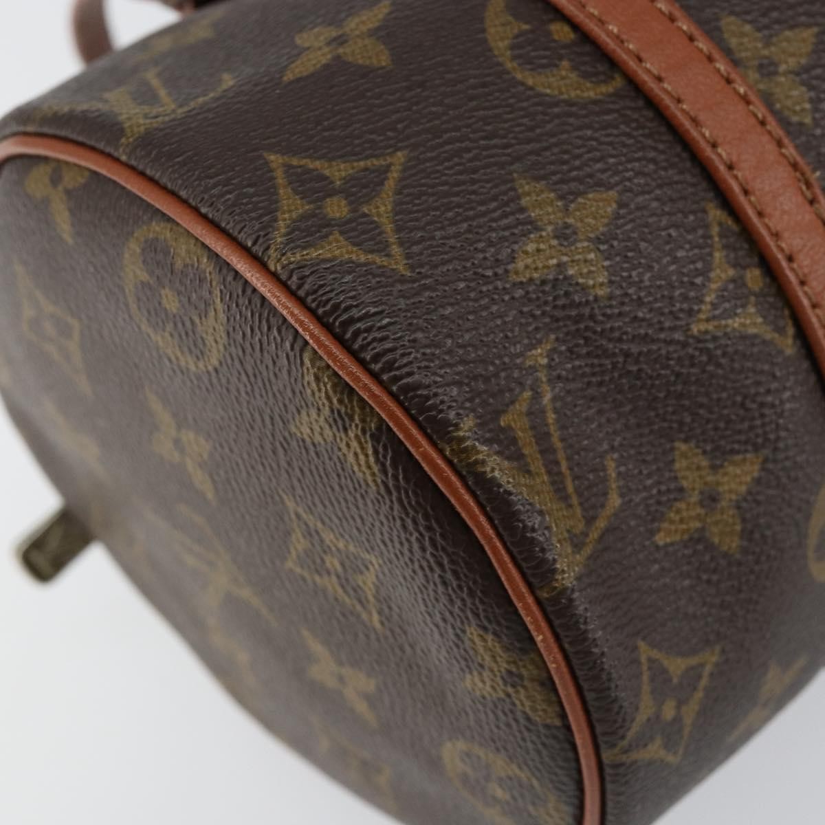 Louis Vuitton Papillon Handbag Monogram Canvas, BROWN, CANVAS, Handbag
