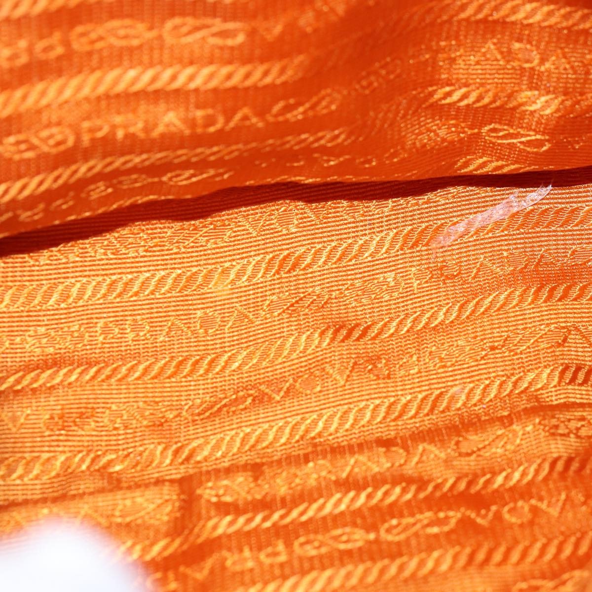 Prada Vintage Shoulder Bag Tessuto, ORANGE, NYLON, Shoulder bag