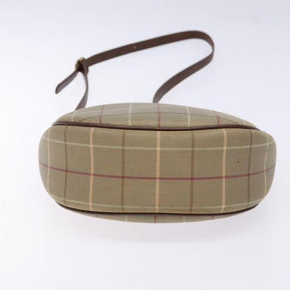 Burberry Nova check Shoulder bag Canvas, BEIGE, CANVAS, Shoulder bag
