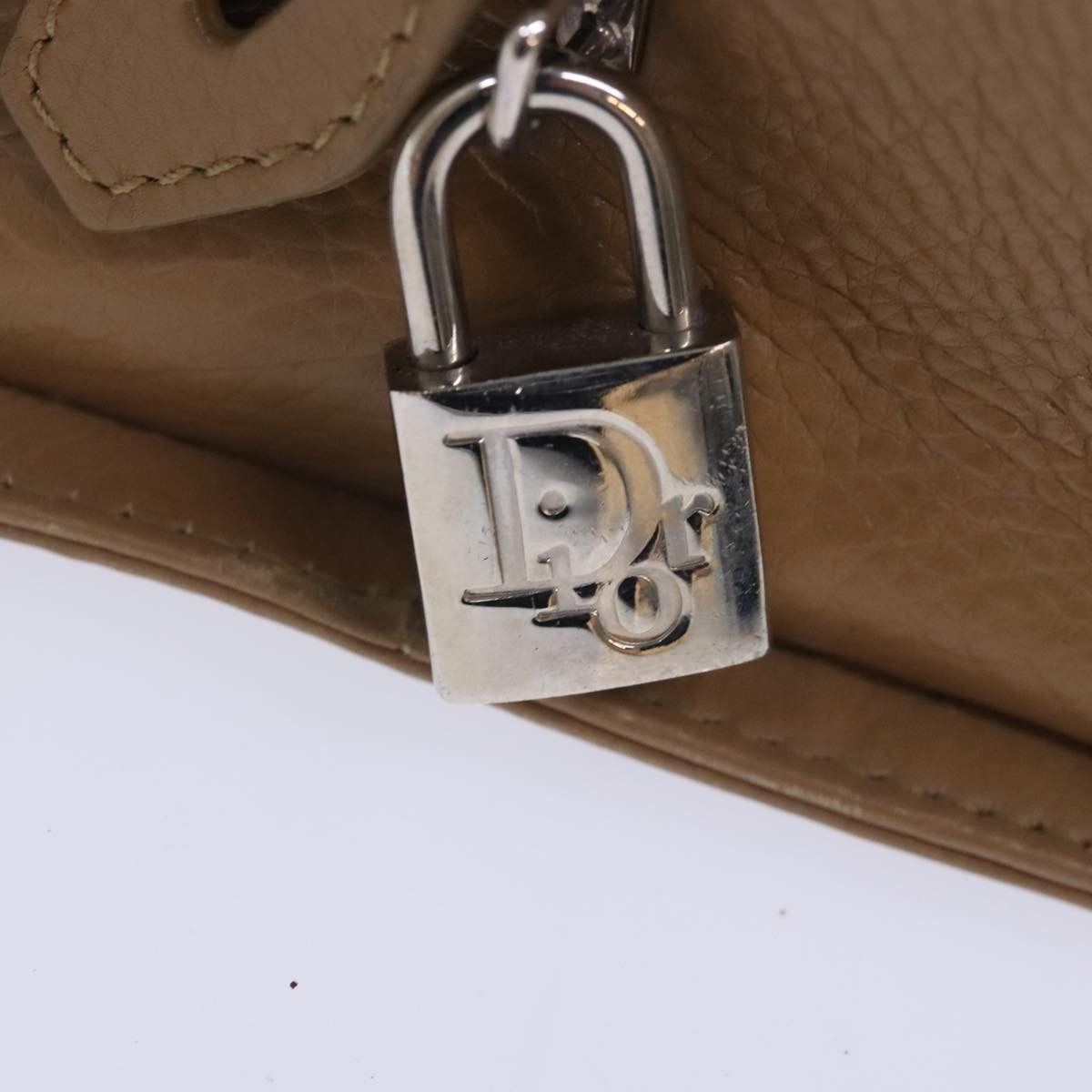 Christian Dior Lady Dior Soft Zip Tote Cannage Stitch Leather, BEIGE, LEATHER, Tote bag