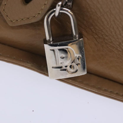 Christian Dior Lady Dior Soft Zip Tote Cannage Stitch Leather, BEIGE, LEATHER, Tote bag