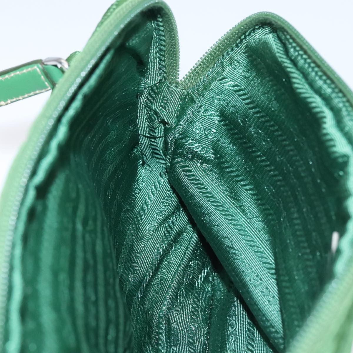 Prada Multi Pocket Zip Waist Bag Tessuto, GREEN, NYLON, Bag