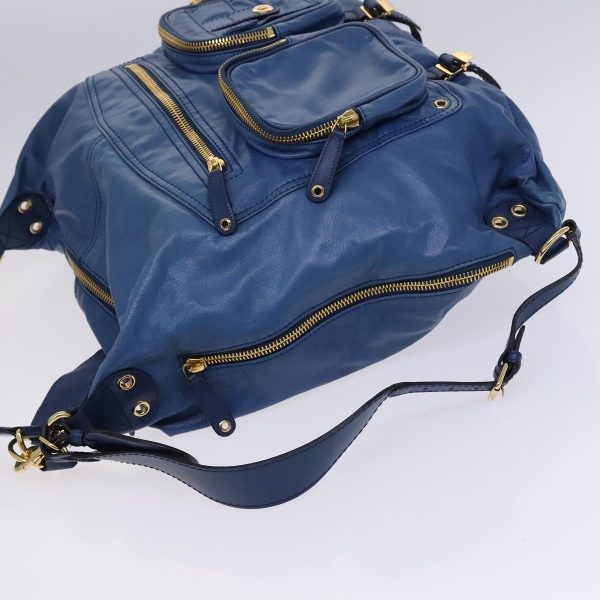 Gucci Darwin Convertible Backpack Leather, BLUE, LEATHER, Backpack