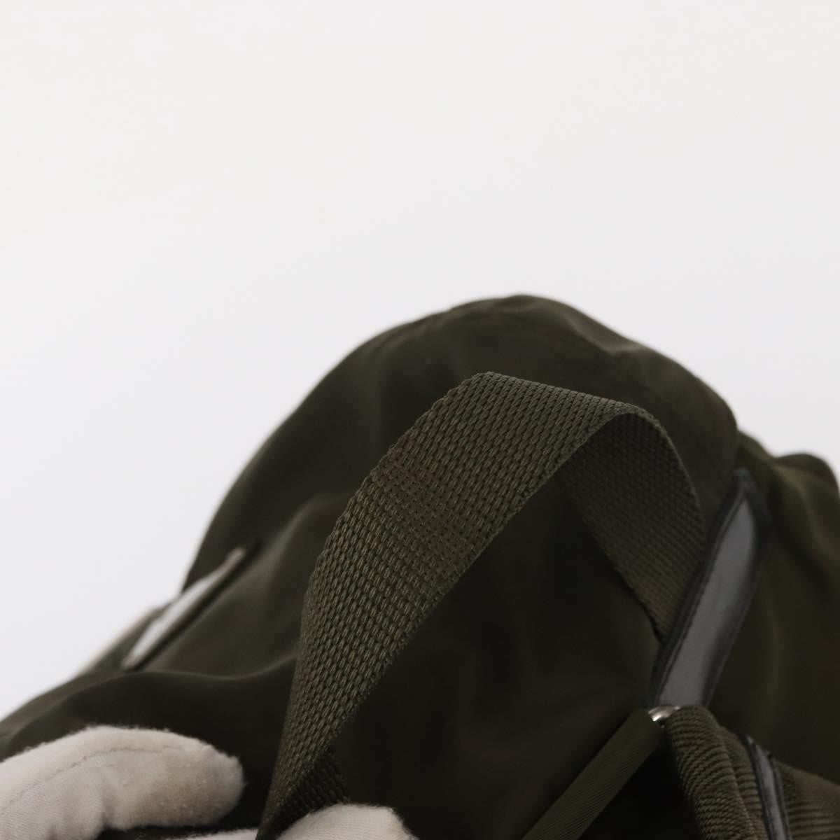 Prada Double Front Pocket Backpack Tessuto, GREEN, NYLON, Backpack