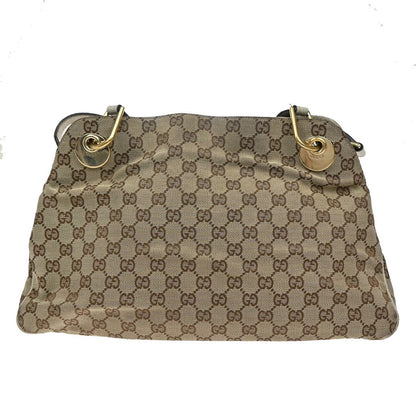 Gucci Eclipse Shoulder Bag GG Canvas, BROWN, CANVAS, Tote bag