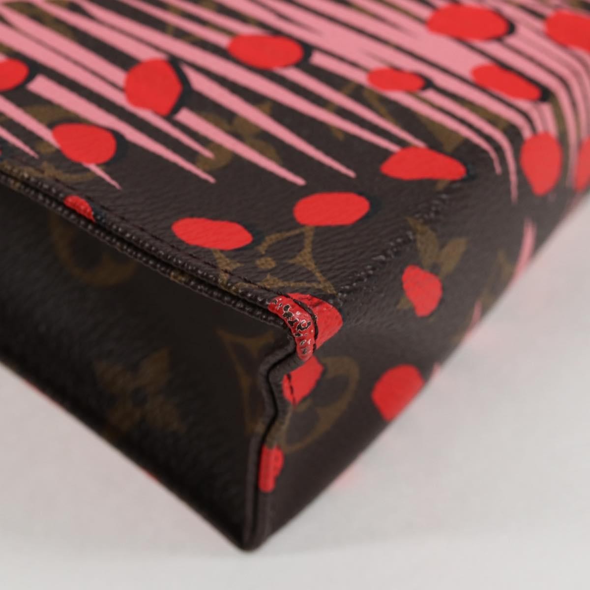 Louis Vuitton Toiletry Pouch Limited Edition Monogram Jungle Dots, BROWN, CANVAS, Toiletry Case