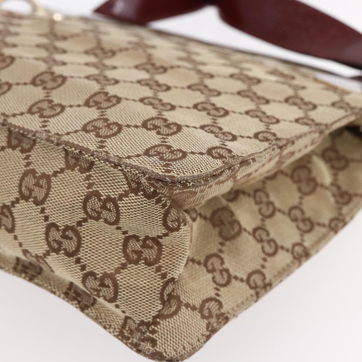 Gucci Eclipse Messenger GG Canvas, BEIGE, CANVAS, Shoulder bag