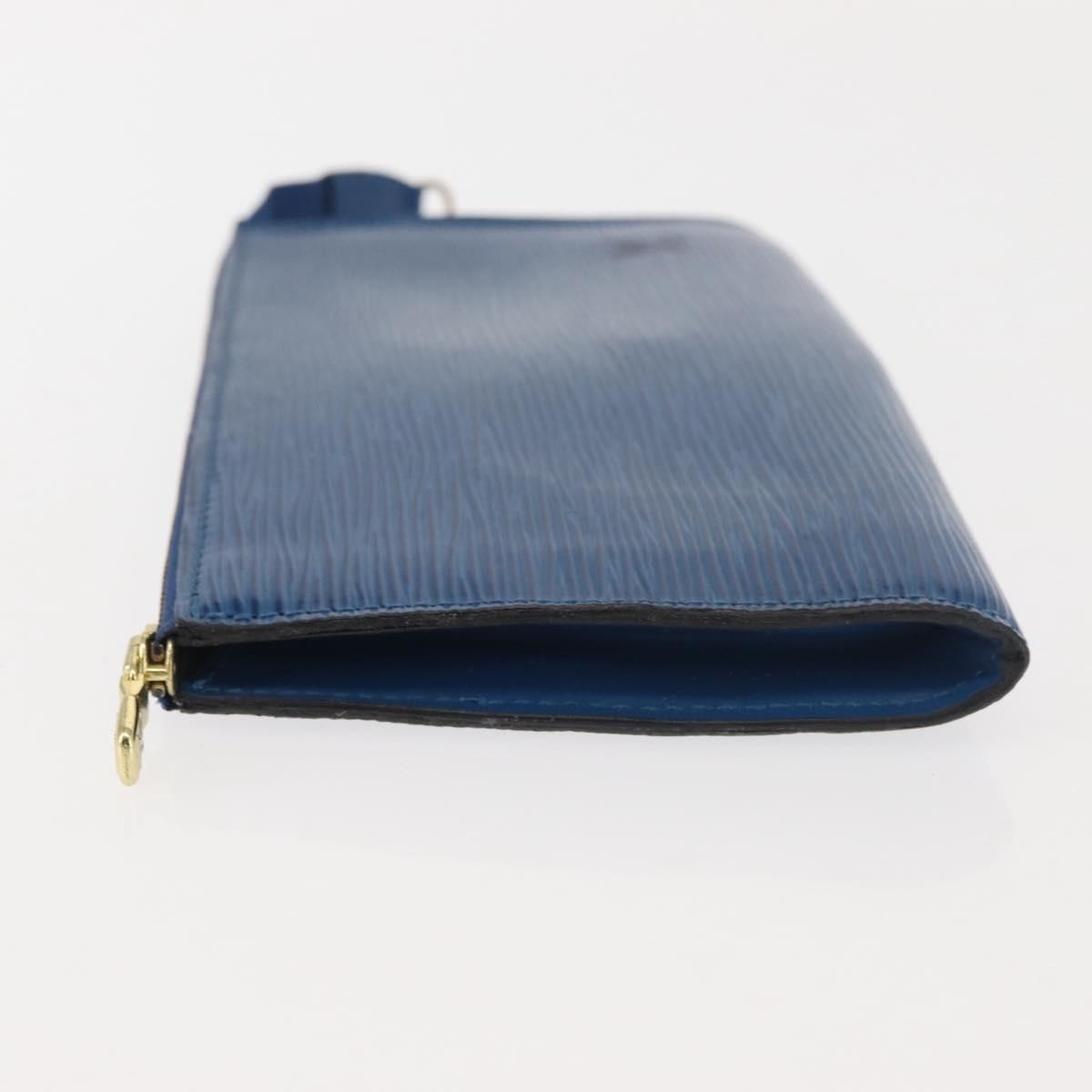 Louis Vuitton Pochette Accessoires Epi Leather, BLUE, LEATHER, Clutche & pouche