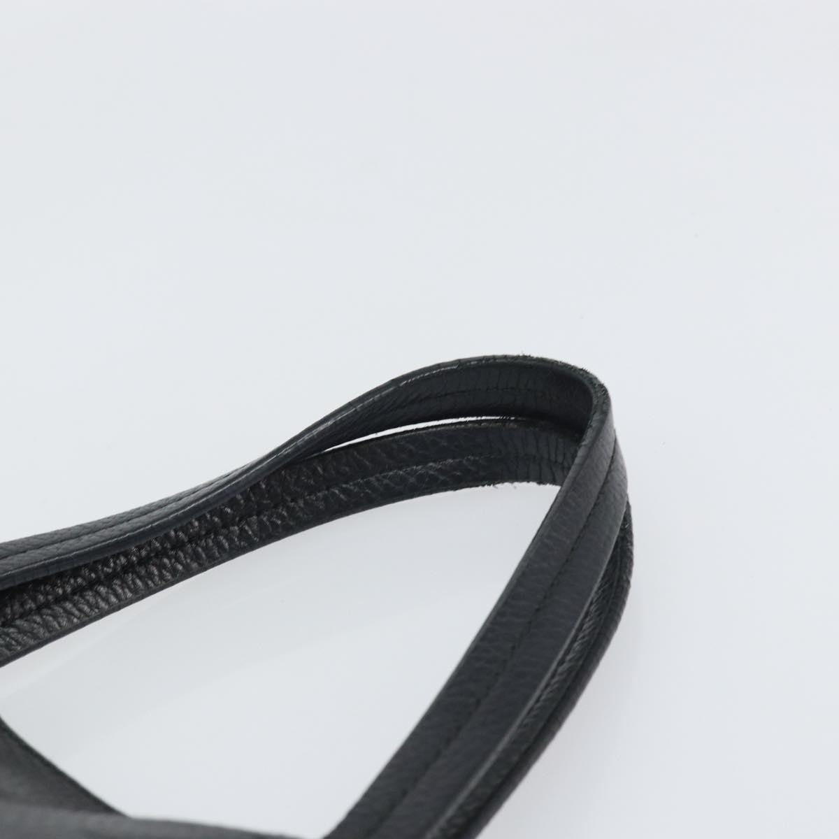 Salvatore Ferragamo Gancini Tote Leather, BLACK, LEATHER, Tote bag