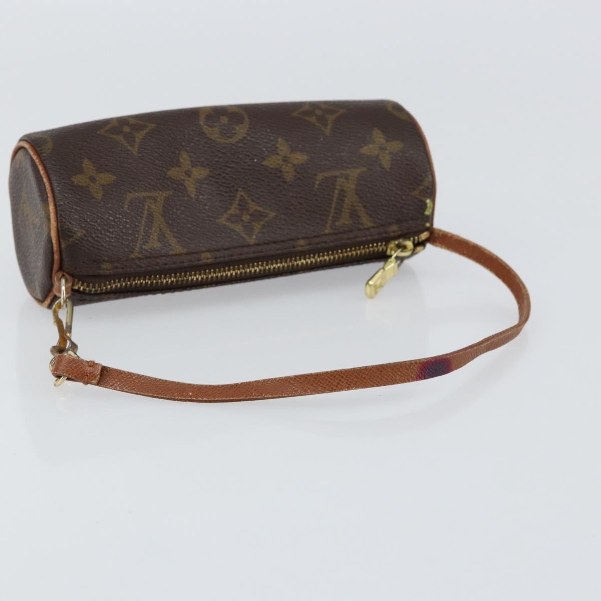 Louis Vuitton Papillon Pochette Monogram Canvas, BROWN, CANVAS, Clutche & pouche