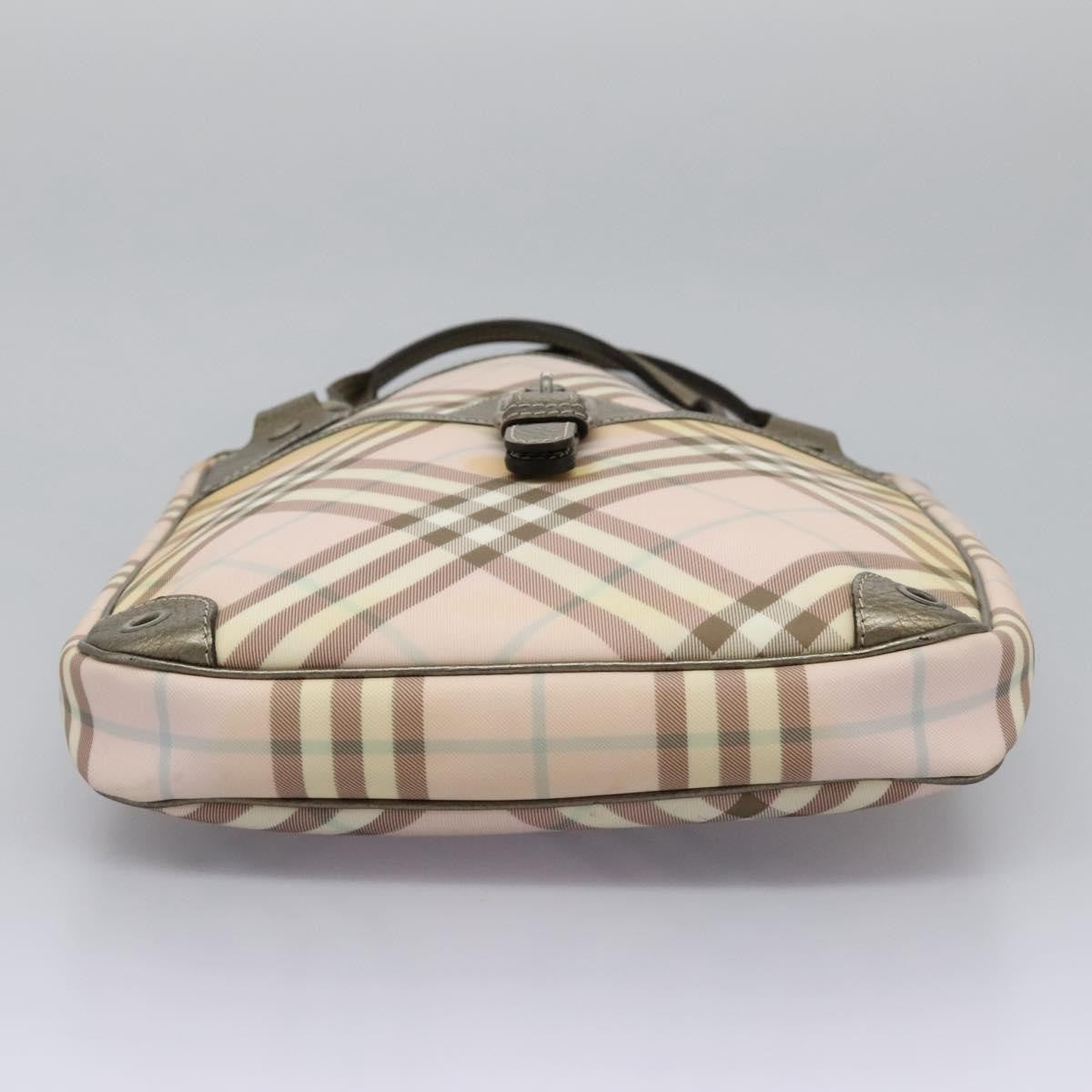 Burberry Nova Check Tote canvas check pattern, PINK, PVC, Tote bag