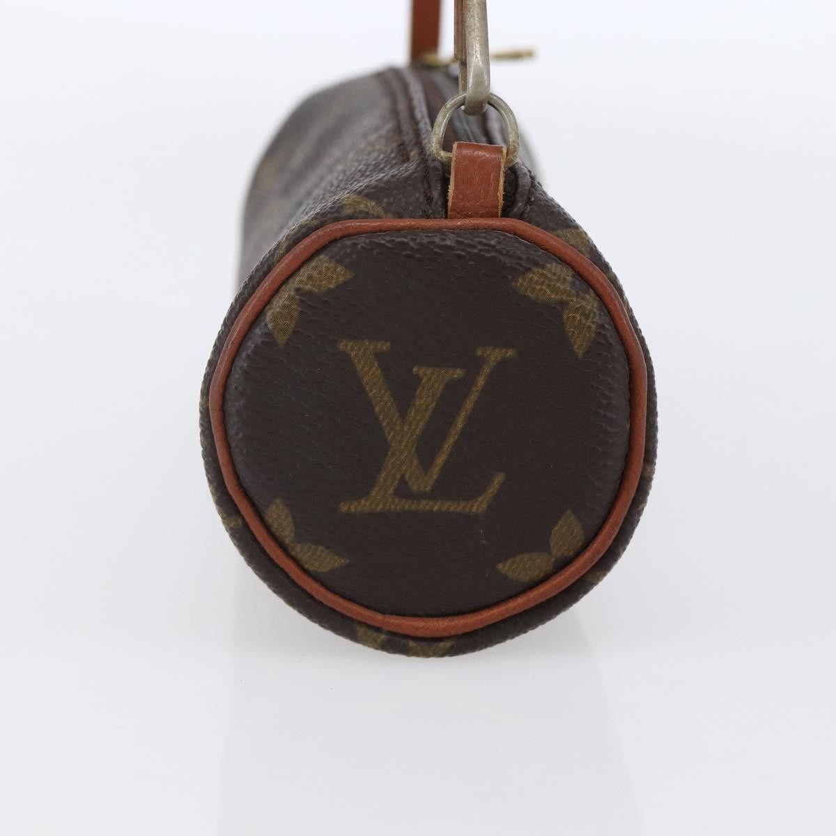 Louis Vuitton Papillon Pochette Monogram Canvas, BROWN, CANVAS, Clutche & pouche