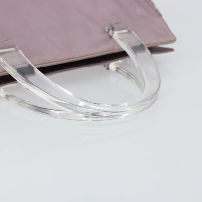 Prada Resin Handle Tote Tessuto, PURPLE, NYLON, Tote bag