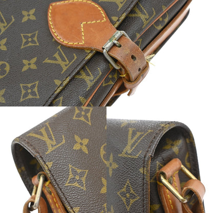 Louis Vuitton Cartouchiere Handbag Monogram Canvas, BROWN, CANVAS, Shoulder bag