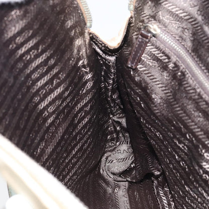 Prada Vintage Handbag Canvas, BEIGE, CANVAS, Handbag