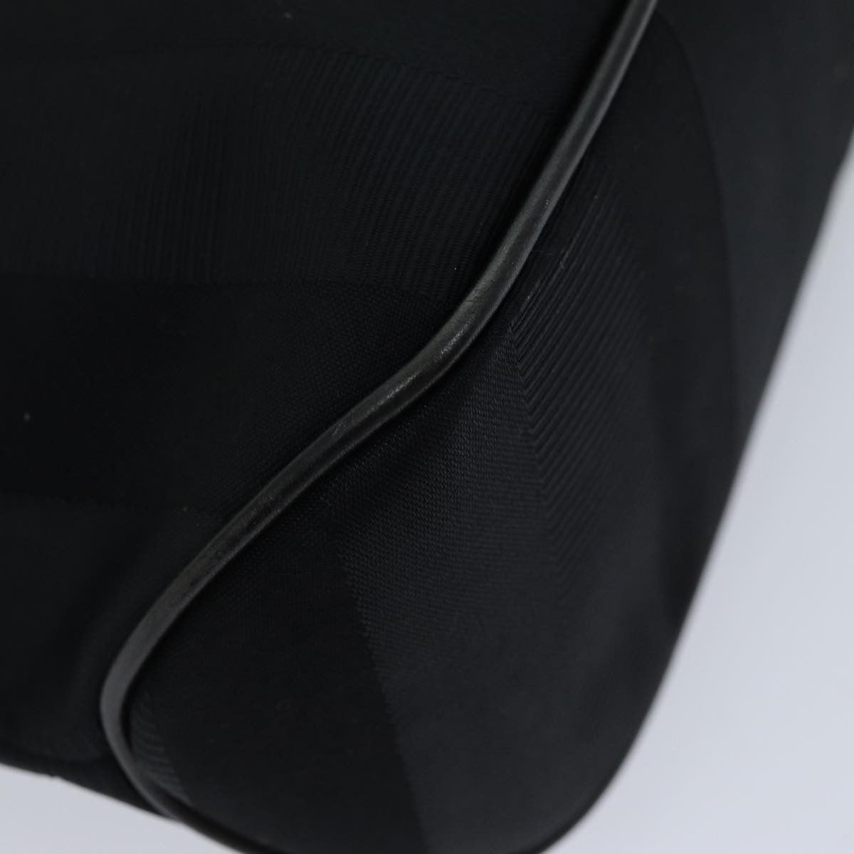 Salvatore Ferragamo Vintage Handbag Canvas, BLACK, CANVAS, Handbag