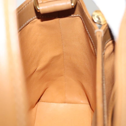 Gucci Vintage Convertible Bamboo Box Crossbody Bag Leather, BROWN, LEATHER, Handbag