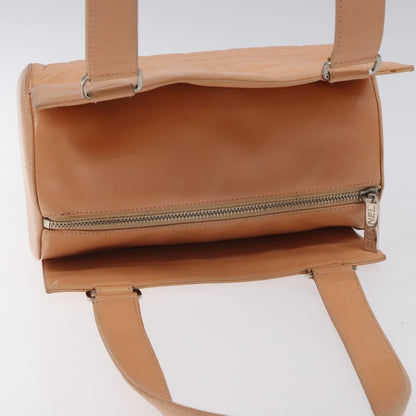 Chanel Chocolate Bar Barrel Bag Quilted Leather, BEIGE, LEATHER, Handbag