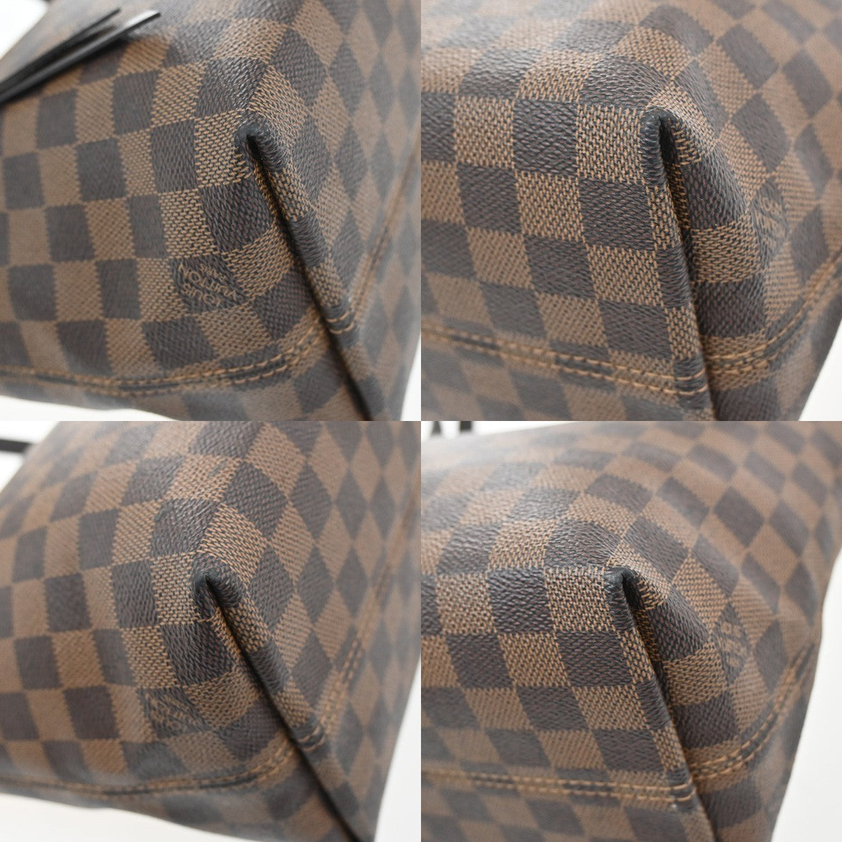 Louis Vuitton Iena Tote Damier, BROWN, CANVAS, Tote bag