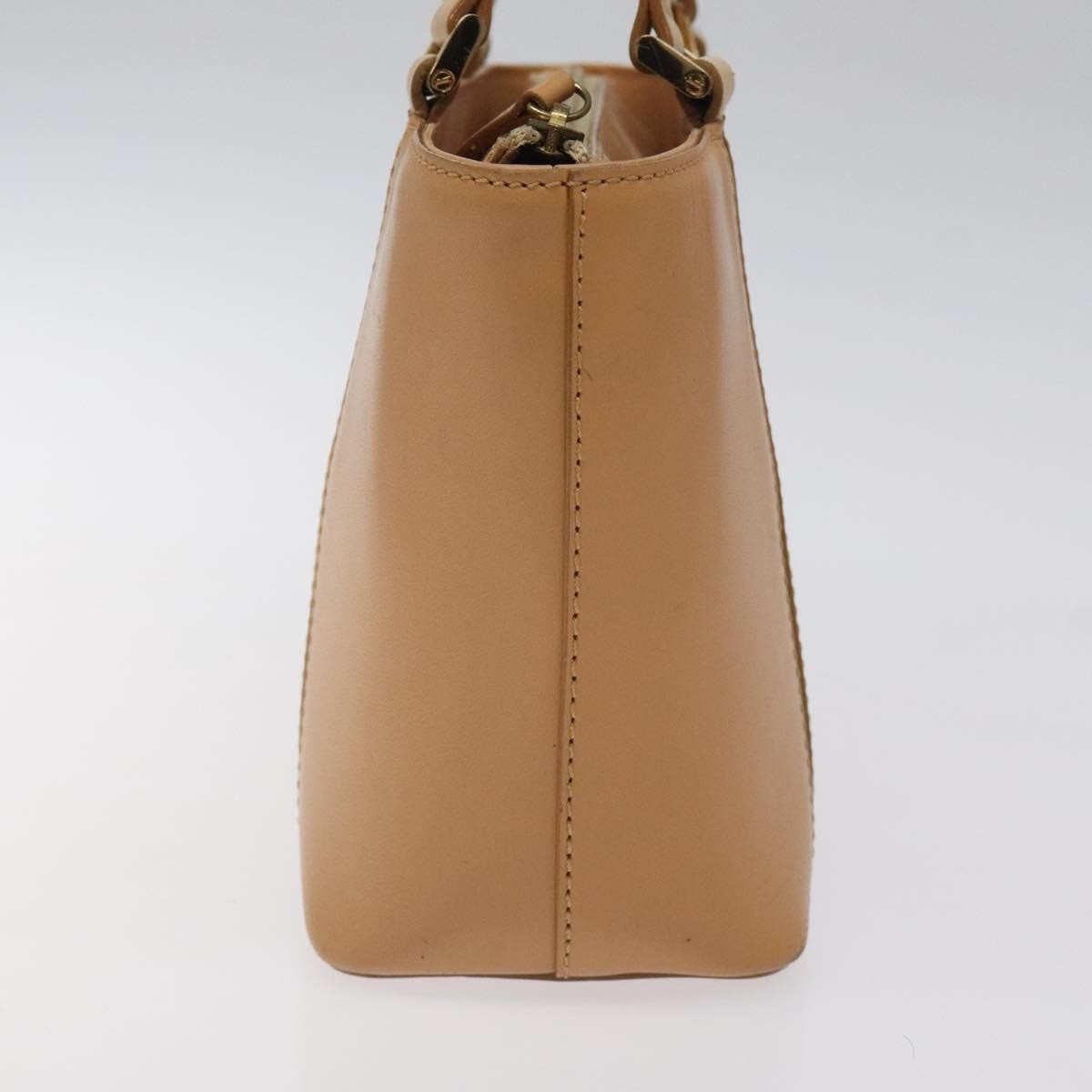 Burberry Vintage Handbag Leather, BEIGE, LEATHER, Handbag