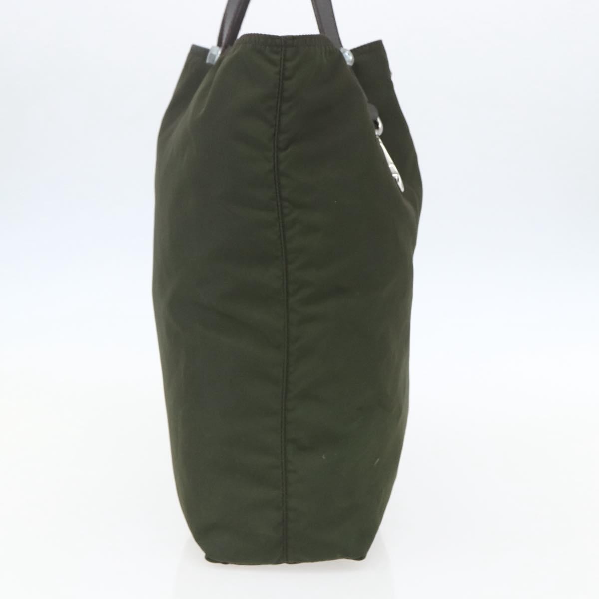 Prada Open Tote Tessuto, KHAKI, NYLON, Tote bag