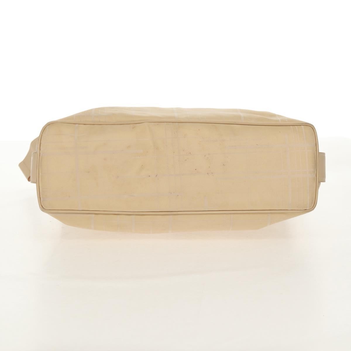 Salvatore Ferragamo Vintage Shoulder Bag Nylon, Beige, Nylon, Shoulder Bag