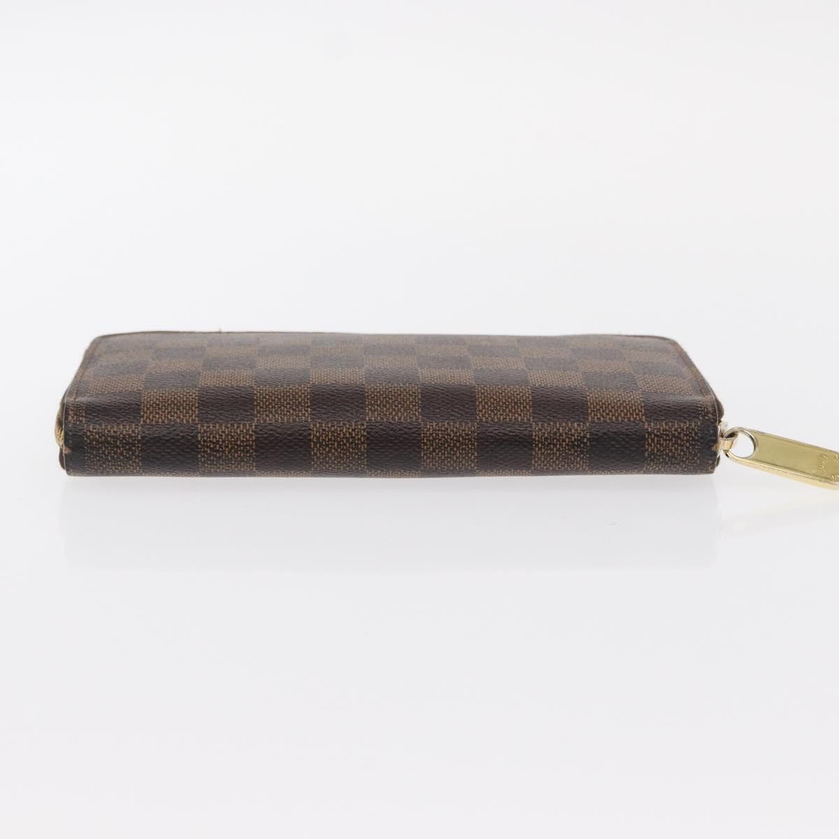 Louis Vuitton Zippy Wallet NM Damier, BROWN, CANVAS, Wallets