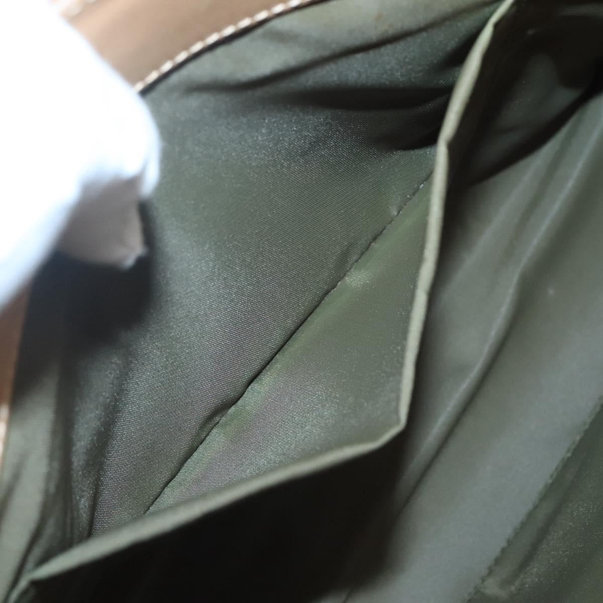 Christian Dior Vintage Trotter Double Pocket Tote Diorissimo Canvas, KHAKI, CANVAS, Tote bag