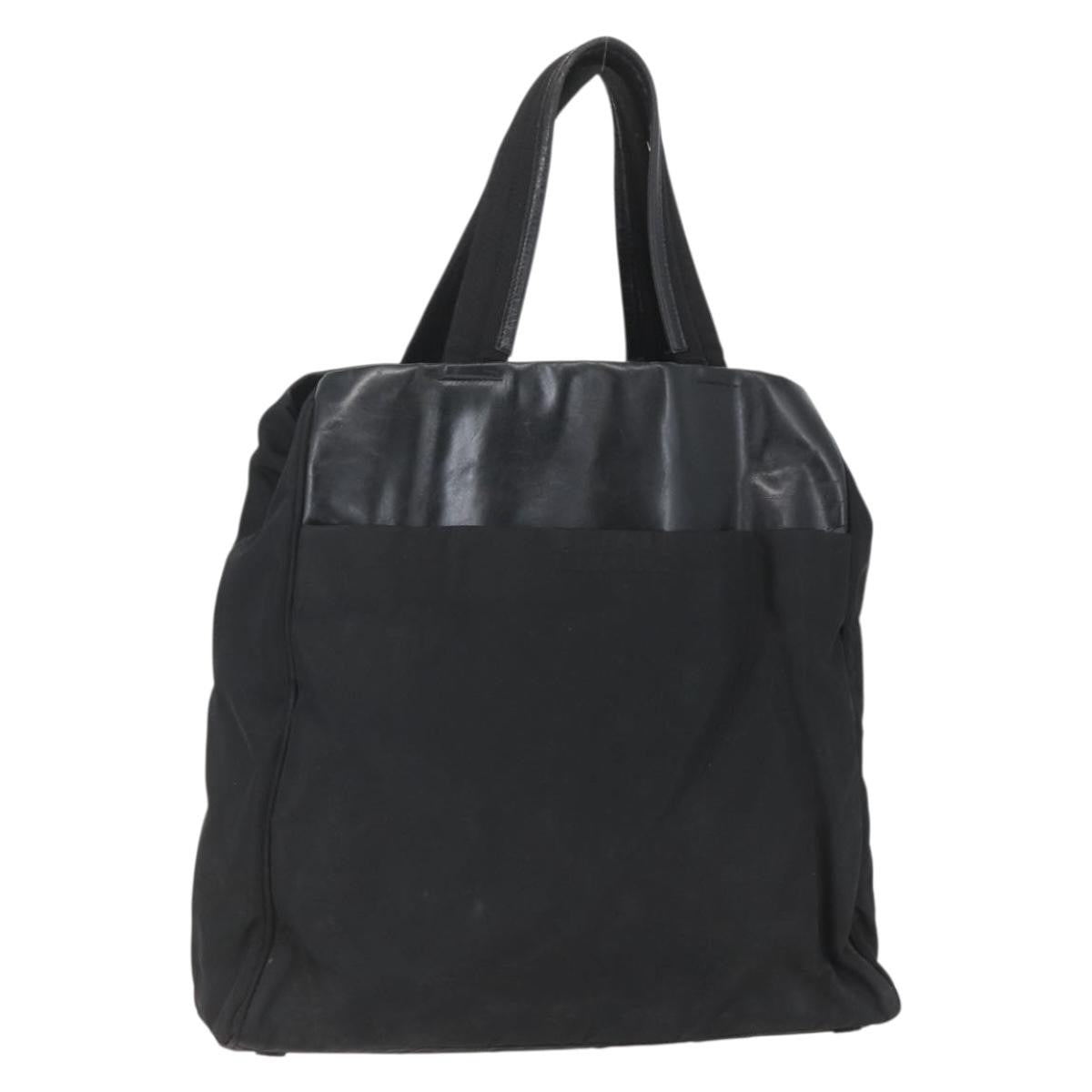Prada Vintage Tote Tessuto, BLACK, NYLON, Tote bag