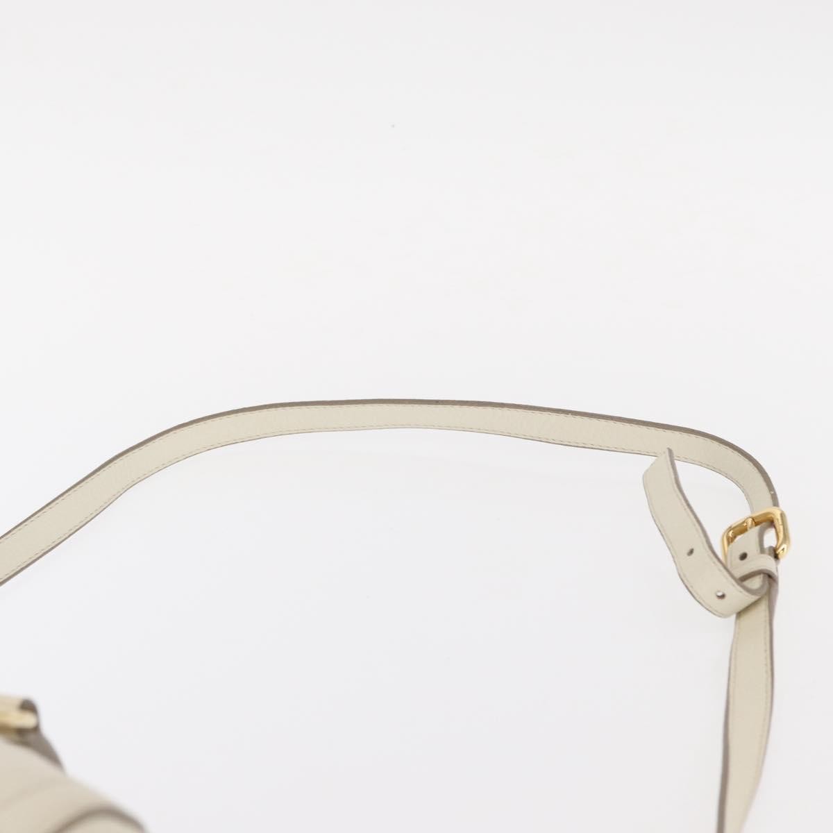 Salvatore Ferragamo Vala Handbag Leather, WHITE, LEATHER, Handbag