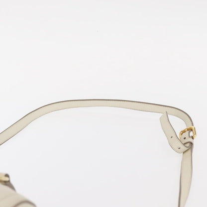 Salvatore Ferragamo Vala Handbag Leather, WHITE, LEATHER, Handbag