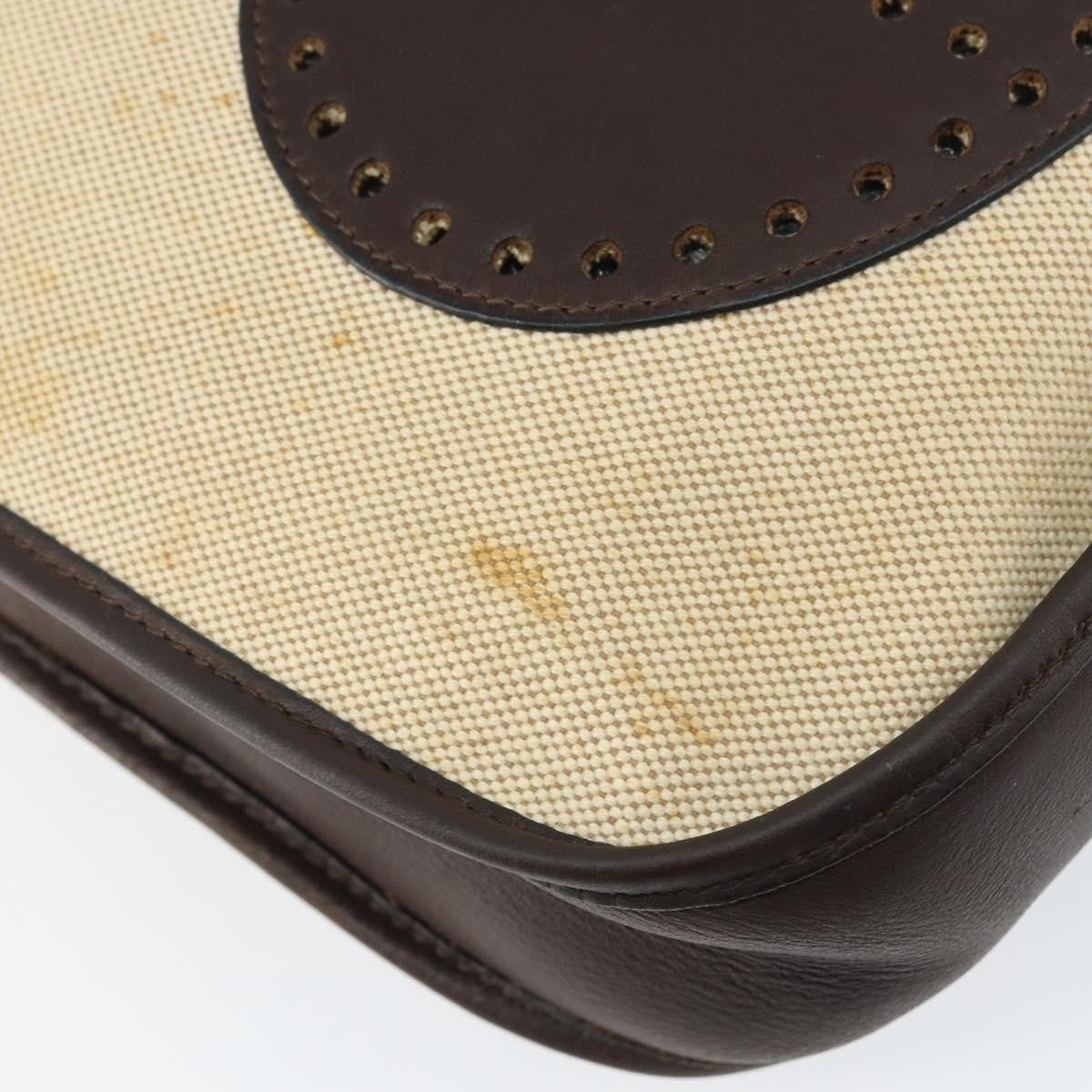 Hermes Evelyne Bag Gen III Toile and Leather, BEIGE, CANVAS, Shoulder bag