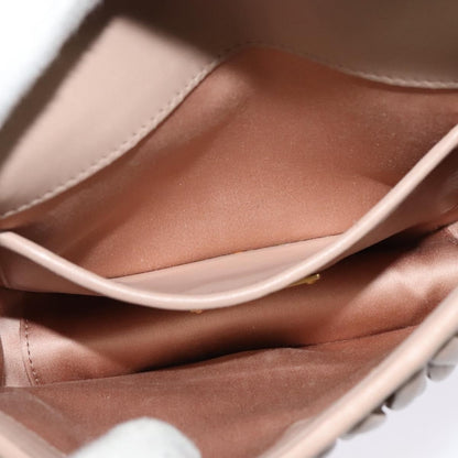 Miu Miu Chain Flap Crossbody Bag Matelasse Leather, BEIGE, LEATHER, Crossbody bag