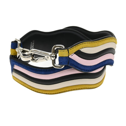 Fendi Strap You Shoulder Strap Leather, Multicolour, Leather, Straps