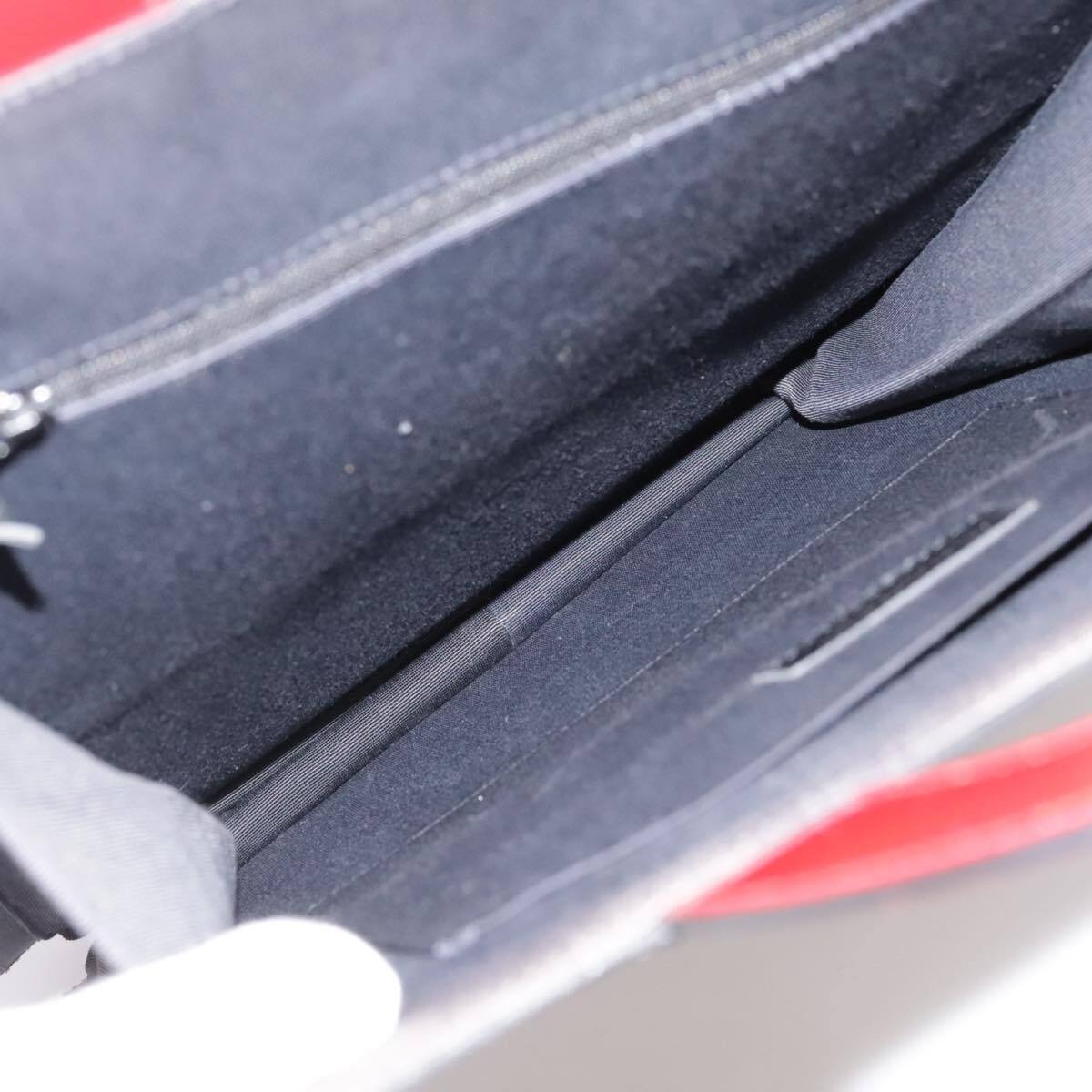 Chanel Vintage Portrait Tote Printed Leather and Quilted Patent, RED, LEATHER, Tote bag